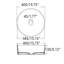 RBROHANT 15.75'' Acrylic Circular Bathroom Sink-93761928