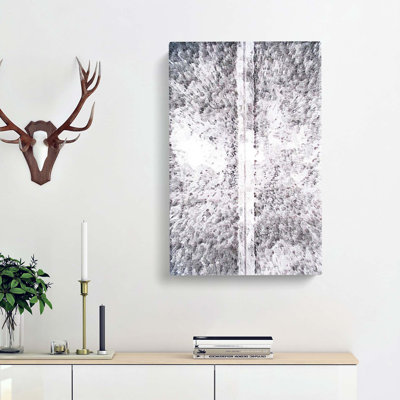 A Forest Road in Sweden - Wrapped Canvas