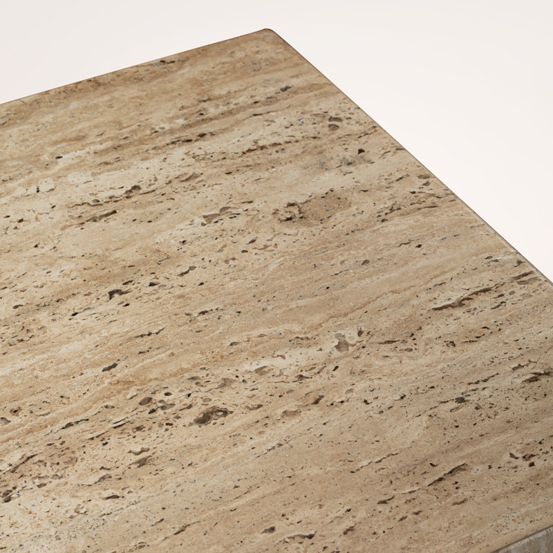 Plinthe en marbre Jakylah, Beige