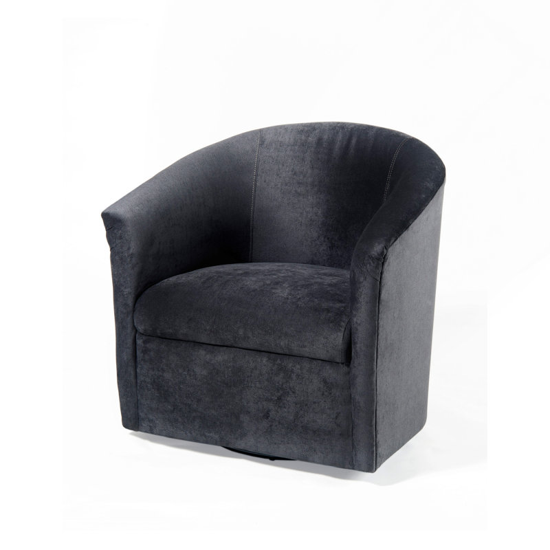 Chaise pivotante gris anthracite, Gris foncé