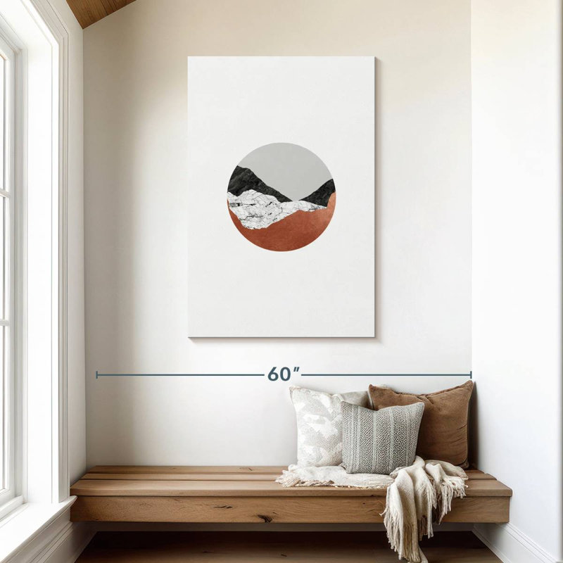 Copper Geometric III, 45" H x 30" W