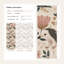 Papier peint floral Hérisson fantaisiste, murale-101206064
