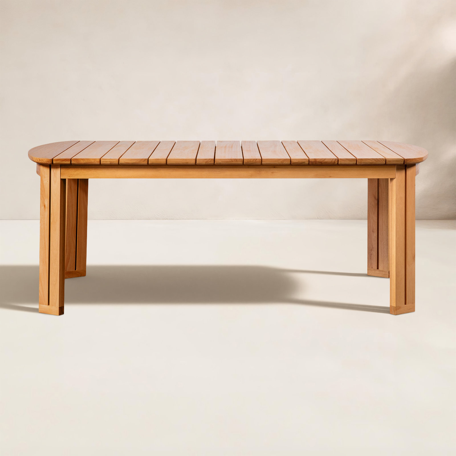 Bex 79" Eucalyptus Patio Dining Table