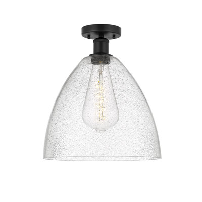 Alleson Glass Semi Flush Mount