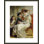 Hélène Fourment (1614-73) avec deux de ses enfants, Claire-Jeanne et François, par Peter Paul Rubens, impression giclée encadrée