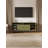 Dumbo 63" Modern Fluted TV Stand with 6 Adjustable Shelves and 2 Drawers for TVs up to 60" in Olive Green-679943011-719898137