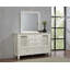 Commode 11 tiroirs Clarah blanc crème Clarah-604012646