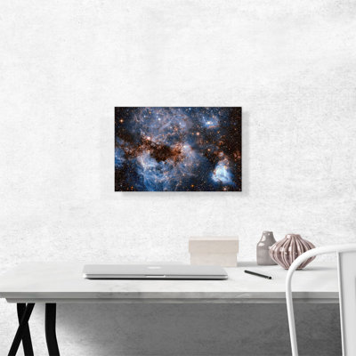 " Hubble Telescope Peers Into The Storm Cream Clouds "