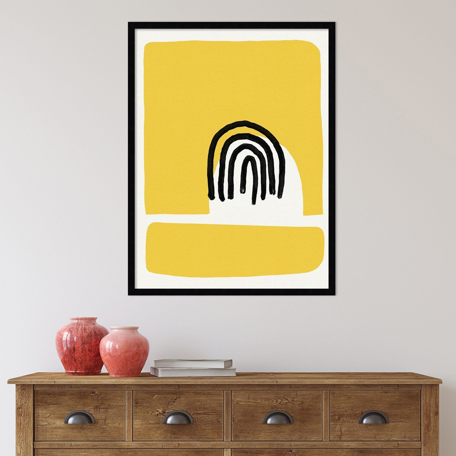 Good Vibes IV by Jacob Green, Black, 33" H x 25" W x 1" D
