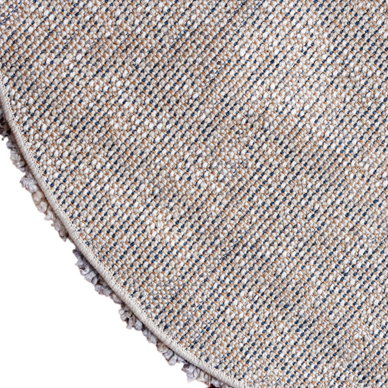 Mitzy Geometric Indoor Rug, Round 5'