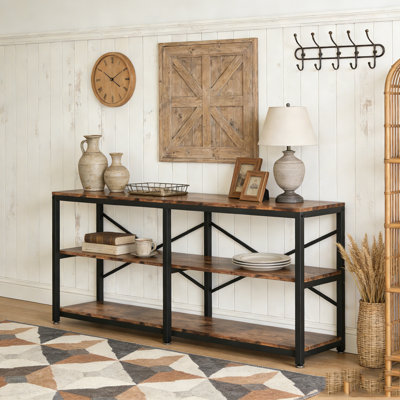 Sofa Table,3-Tier Hall Table,Console Table