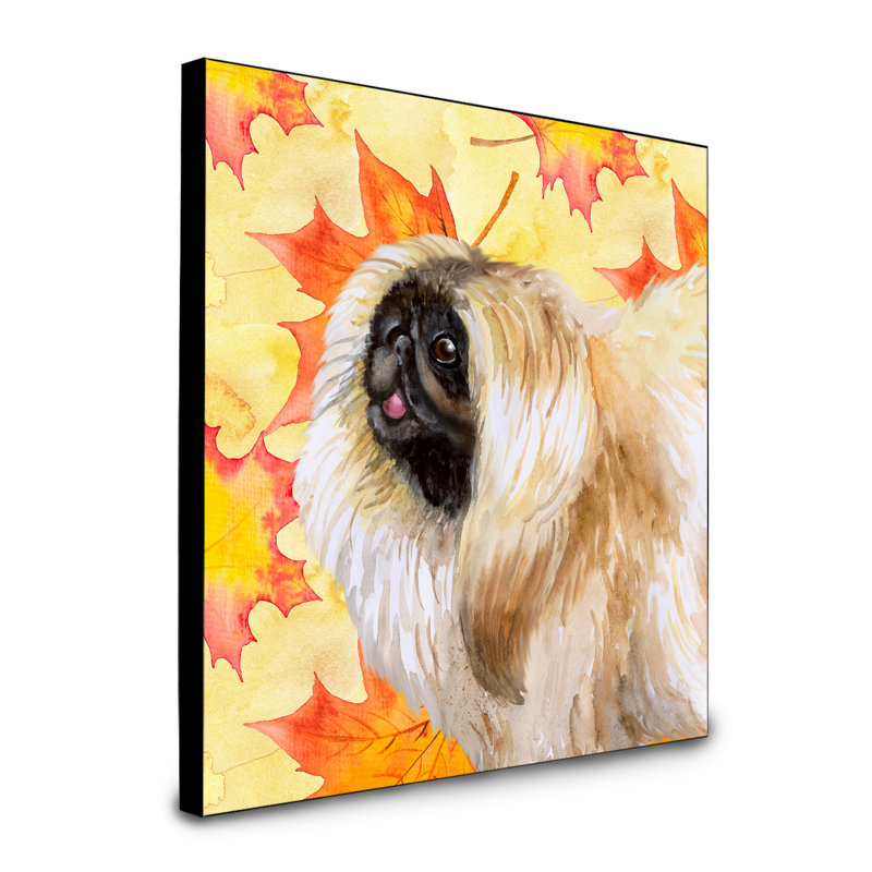 Cannes Animals Artwork Wall Panel, Pekingese