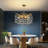 Glam Chandelier Gold Modern Ceiling Light Large Crystal Chandelier Classic Farm for Medium Room-1632691768