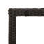 Table de jardin en rotin PE 35,4 po x 35,4 po Vidaxl