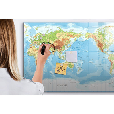 Magnetic Glass Dry Erase Board
