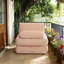 Petit fauteuil à billes en velours côtelé Cozy Fluffy Cloud pour salon, chambre à coucher et dortoir-130035220-130035219