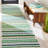 Adama Hand Woven Cotton Striped Rug-1702529597