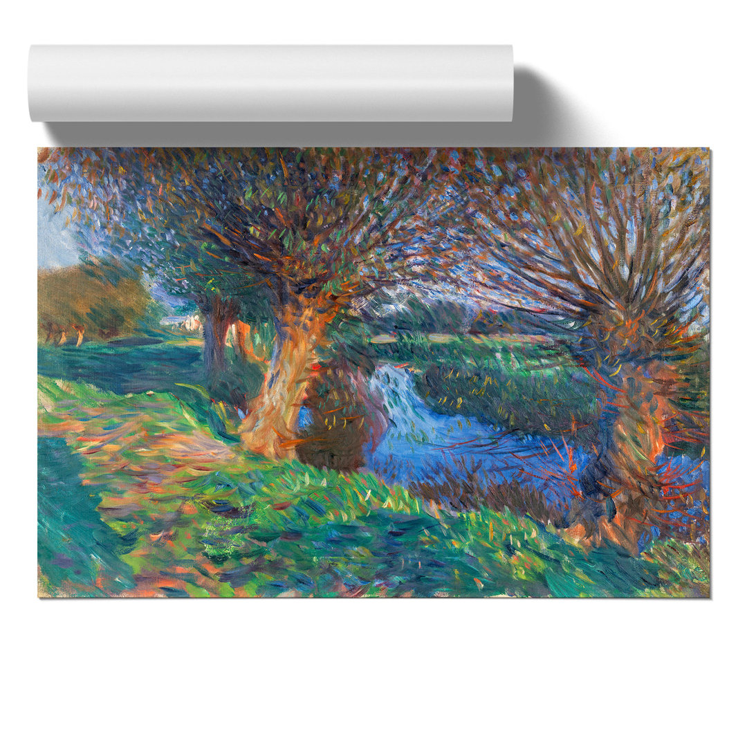 At Calcot by John Singer Sargent - Frameless Print
