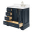 Meuble-lavabo simple avec plateau Abshire 37-93359410