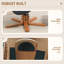Faux Leather Accent Chair