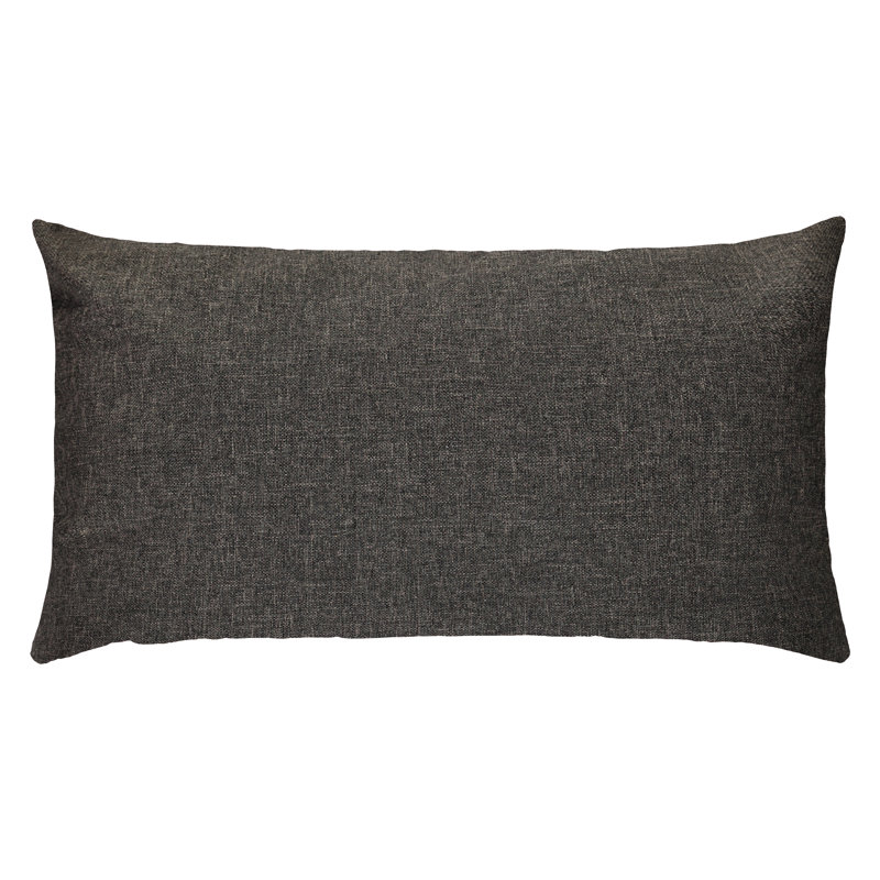 Housse de coussin rectangulaire S&G Slubb, Brun