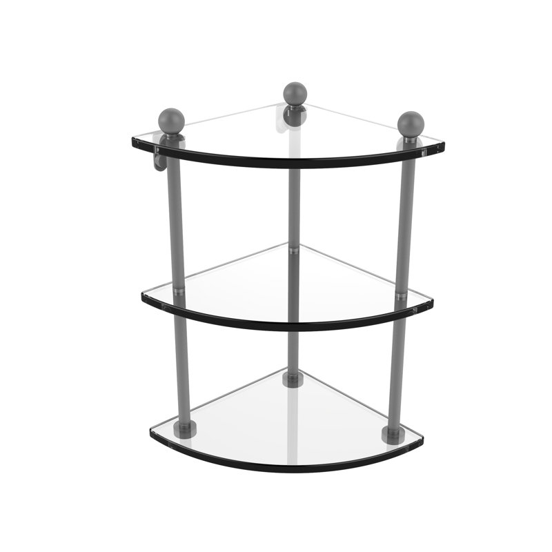 Tablette murale Morosini, Gris mat