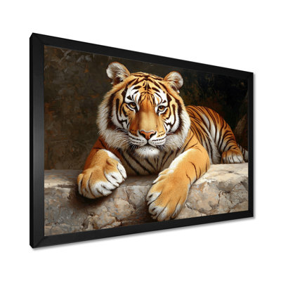 Minimal Tiger Portrait - Tiger Wall Décor