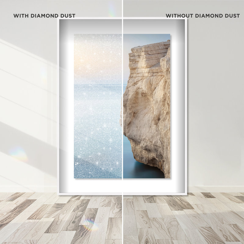Rocky Edge III Print by Oliver Gal, 31.5"H x 46.5"W, White Shadowbox