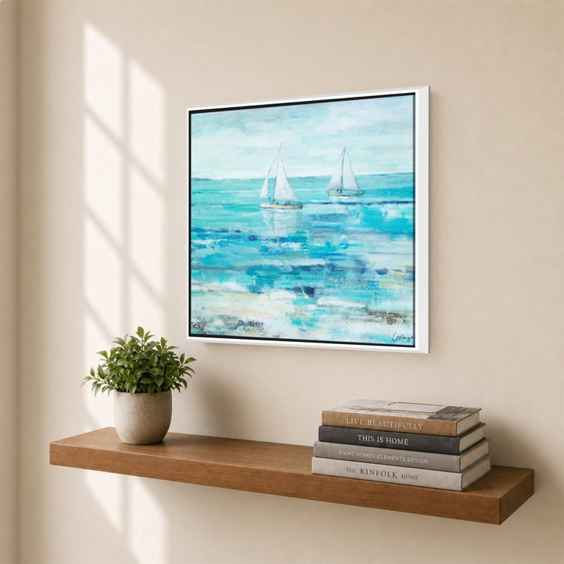 Duo de voiliers par Lorenzo Collective - Impression sur toile