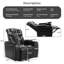 Fauteuil inclinable pivotant en cuir Keerstin-2018160372