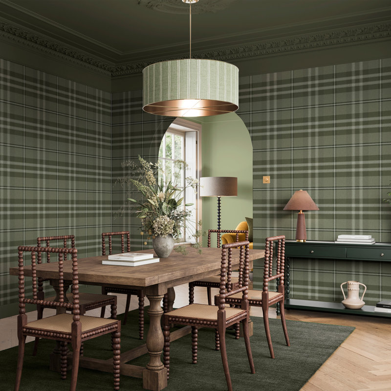Superfresco Easy Eildon Weave Wallpaper, Green