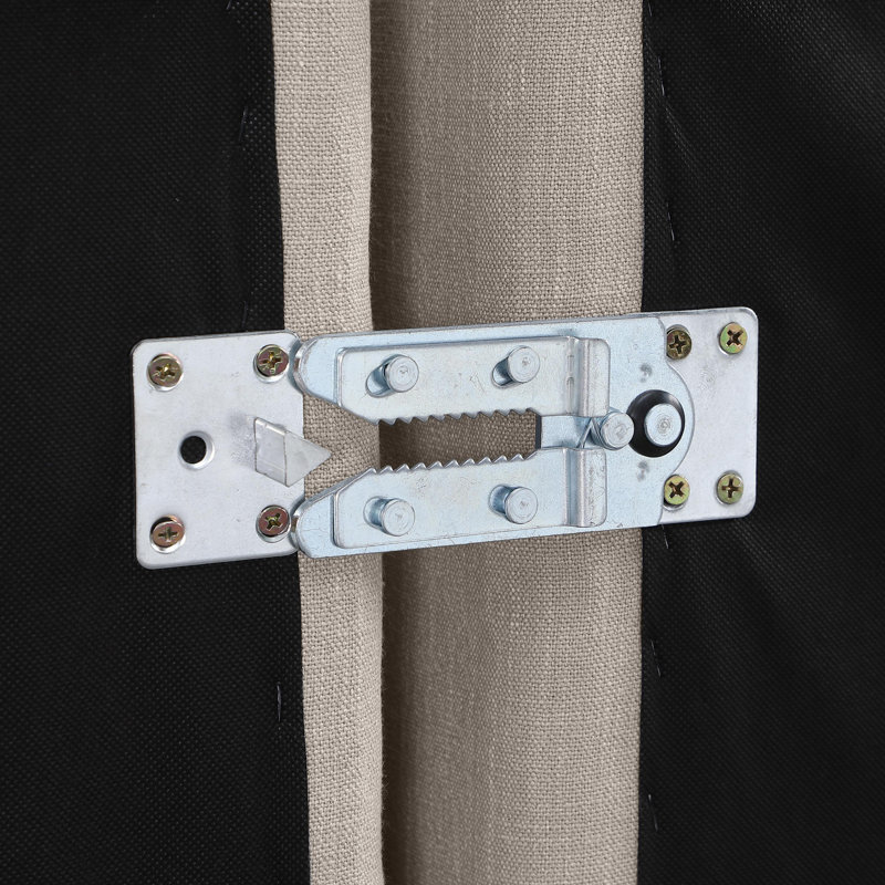 Canapé modulaire en coin 5 pièces Hinami, Tissu beige texturé en lin