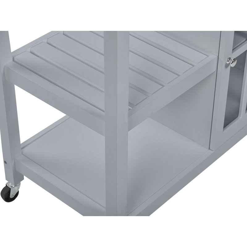 Neill Wood Kitchen Trolley, Grey