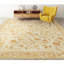 Savonile Ravenna Azm Wool Floral Area Rug in Beige