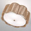 Plafonnier semi-encastré 3 lumières 12,6 po Boho Rattan-369028693-369028695-447676736