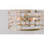  Luminaire suspendu tambour 4 lumières avec détails en corde