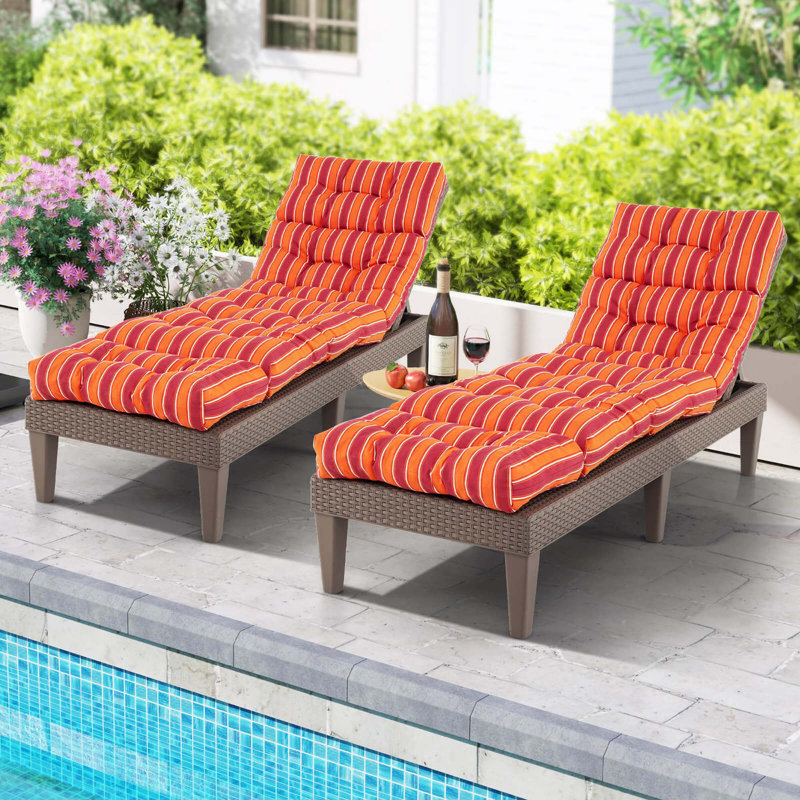 Coussin de chaise longue rembourré