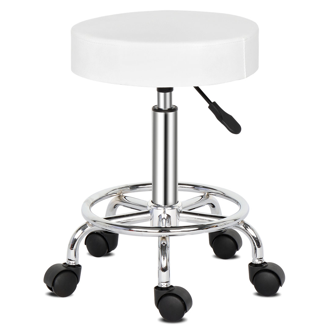 Saltsburg Adjustable Height Ergonomic Lab Stool Wheels Ebern Designs Seat 