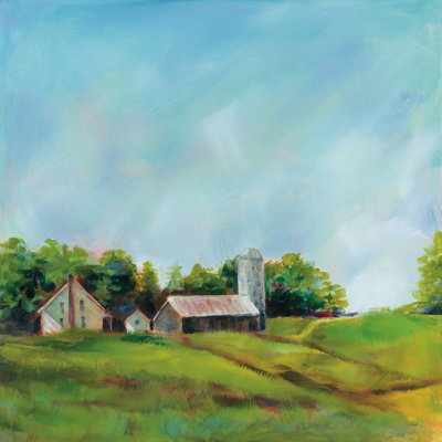 June Farm by Sue Schlabach - Wrapped Canvas Painting