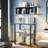 Bookcase With Open Display Shelves And Led Lights-1326836085-1326836086
