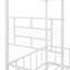 Structure de lit simple en métal avec support à lattes, aucun sommier requis, stable et durable-177863340