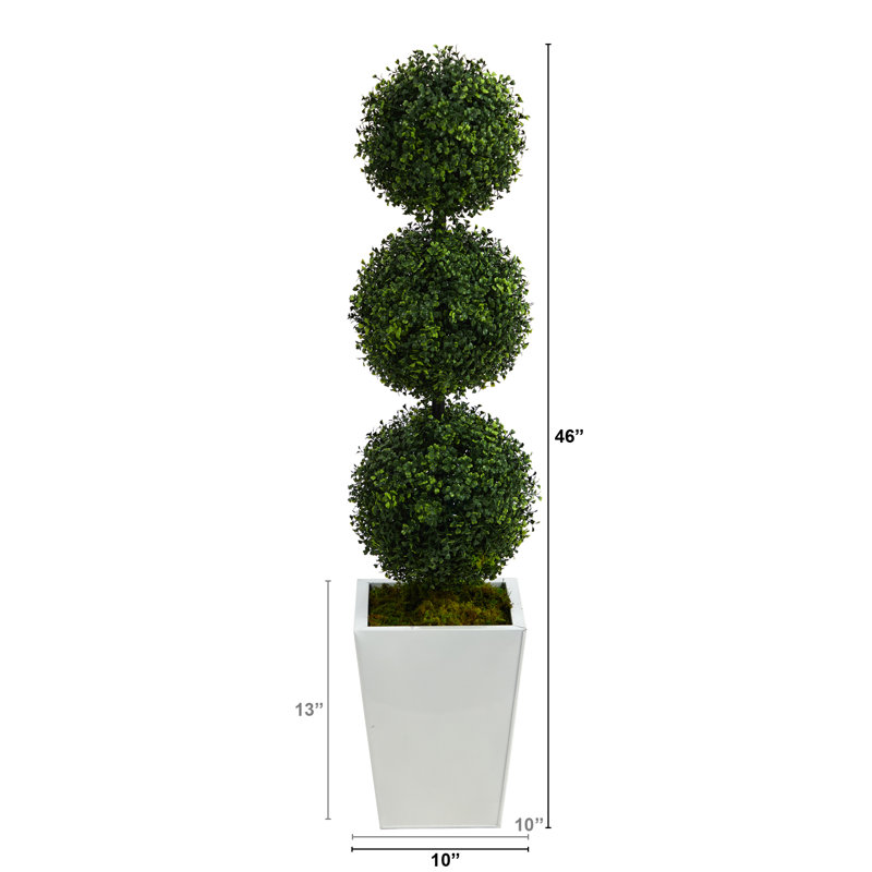 46 " H Faux Boxwood Topiary