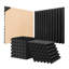 Paquet de 24 panneaux de mousse acoustique adhésifs 12 x 12 x 2 po pour plafond mural
