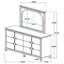 Commode 6 tiroirs Emmagrace