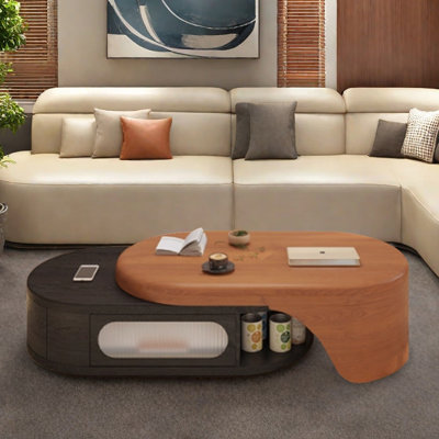 Table basse rétro et niche