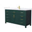 Meuble-lavabo simple autoportant de 60 po avec plateau en quartz Beckett-108352111-108352115-108352117