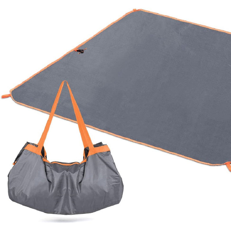 Couverture de pique-nique multifonctionnelle, service pour 2, Gris