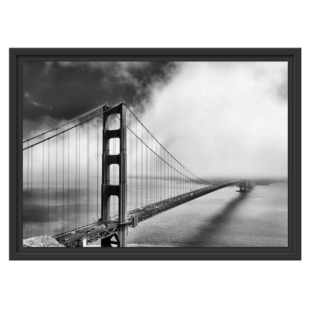 Gerahmtes Wandbild Golden Gate Bridge San Francisco