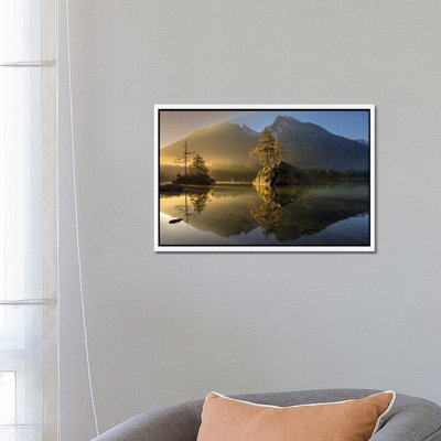 Golden Morning by Keller - Floater Frame Print on Canvas