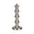 29.5" Tall Steel Table Lamp With Satin Nickel Finish, Table Lamp